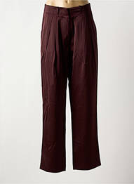 Pantalon larg talie cu cleme talie înaltă roșu SCOTCH & SODA femme
