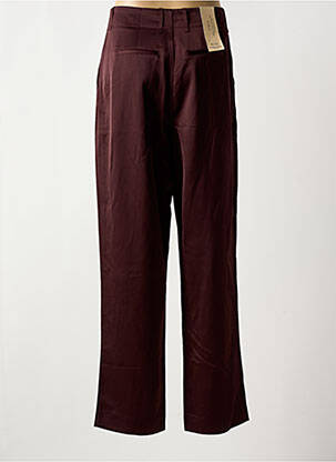 Pantalon larg talie cu cleme talie înaltă roșu SCOTCH & SODA femeie