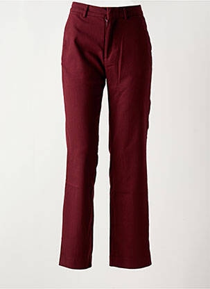 Pantalon chino închidere cu fermoar sub clapetă cu cârlig talie înaltă roșu SCOTCH & SODA femeie