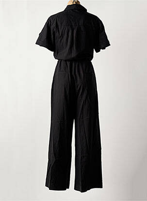 Salopetă-pantalon țesătură crep mâneci scurte negru SCOTCH & SODA femeie