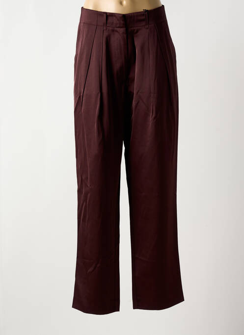 Pantalon larg roșu SCOTCH & SODA femeie