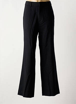 Pantalon evazat închidere cu fermoar sub clapetă cu cârlig talie înaltă negru SCOTCH & SODA femeie