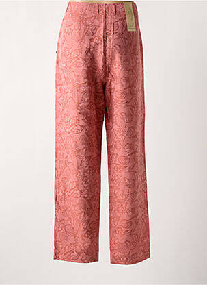 Pantalon larg talie cu cleme talie înaltă roz SCOTCH & SODA femeie