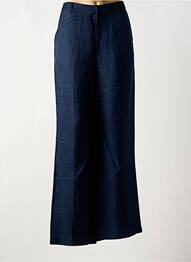 Pantalon larg țesătură crep talie înaltă albastru SCOTCH & SODA femeie