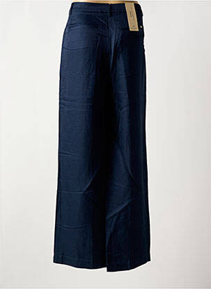 Pantalon larg țesătură crep talie înaltă albastru SCOTCH & SODA femeie