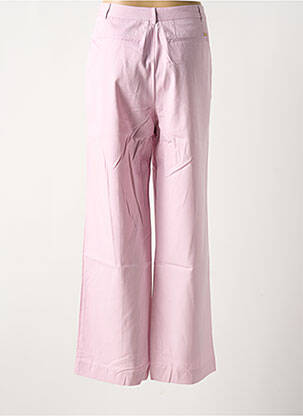 Pantalon evazat închidere cu fermoar sub clapetă cu cârlig talie înaltă violet SCOTCH & SODA femeie