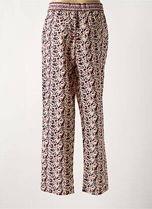 Pantalon drept țesătură poplin mărime normală roz SCOTCH & SODA femeie