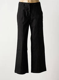 Pantalon evazat închidere cu fermoar sub clapetă cu cârlig talie înaltă negru SCOTCH & SODA femeie