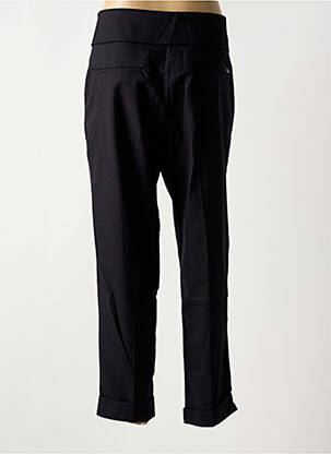 Pantalon chino țesătură poplin talie înaltă negru SCOTCH & SODA femeie