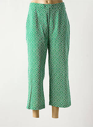 Pantalon 7/8 talie cu cleme mărime normală verde SCOTCH & SODA femeie