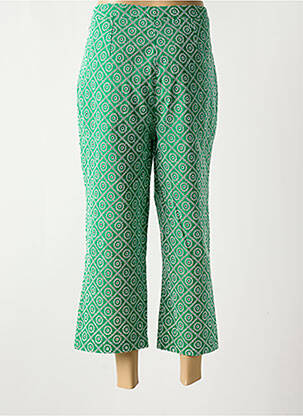 Pantalon 7/8 talie cu cleme mărime normală verde SCOTCH & SODA femeie