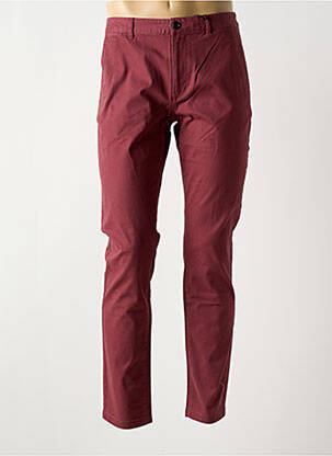 Pantalon chino țesătură poplin mărime normală roșu SCOTCH & SODA bărbat