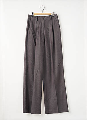 Pantalon larg talie cu cleme talie înaltă gri SCOTCH & SODA femeie