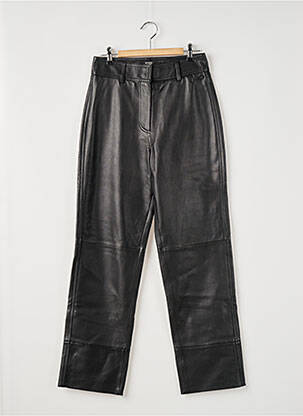 Pantalon drept talie cu cleme talie înaltă negru SCOTCH & SODA femeie
