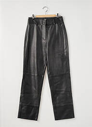 Pantalon drept talie cu cleme talie înaltă negru SCOTCH & SODA femeie