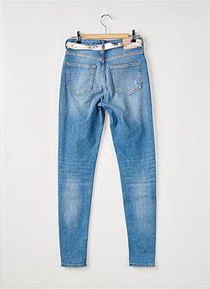 Blugi skinny efect uzat decolorat talie înaltă albastru SCOTCH & SODA femeie