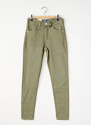 Blugi skinny talie înaltă talie înaltă verde SCOTCH & SODA femeie