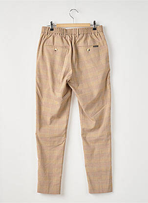 Pantalon chino închidere cu fermoar sub clapetă cu nasturi talie înaltă bej SCOTCH & SODA femeie