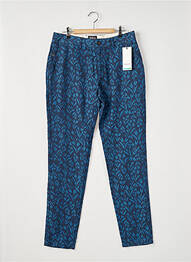 Pantalon chino închidere cu fermoar sub clapetă cu cârlig talie înaltă albastru SCOTCH & SODA femeie