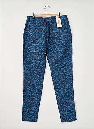 Pantalon chino închidere cu fermoar sub clapetă cu cârlig talie înaltă albastru SCOTCH & SODA femeie