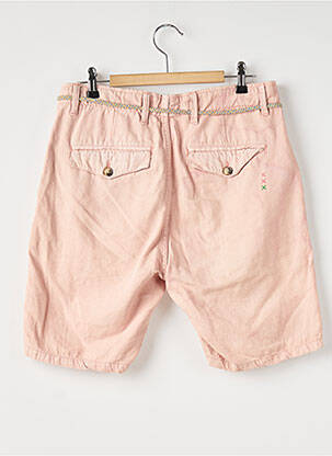 Bermudă țesătură poplin roz SCOTCH & SODA bărbat