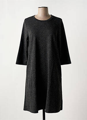Rochie midi mâneci 3/4 mâneci 3/4 gri BROADWAY femeie