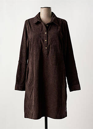 Rochie scurtă maro BROADWAY femeie