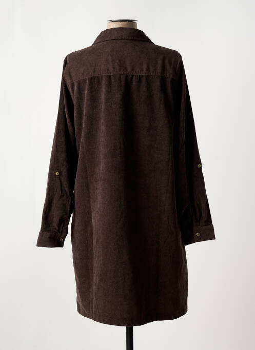 Rochie scurtă maro BROADWAY femeie