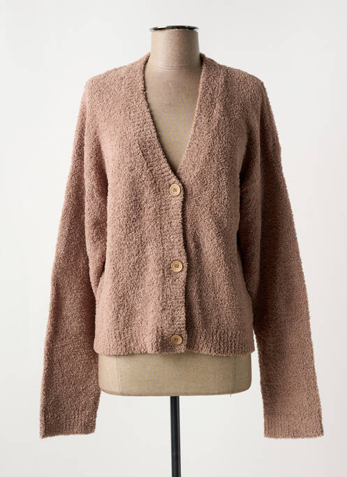 Vestă cu mâneci lungi maro BROADWAY femeie