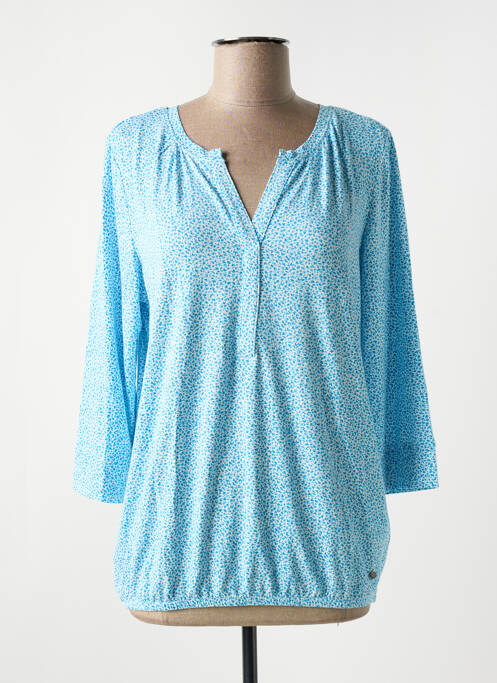 Tricou mâneci 3/4 mâneci 3/4 albastru BROADWAY femme