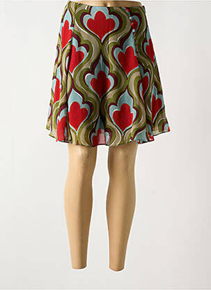 Fustă scurtă verde SYMBIOSE femeie