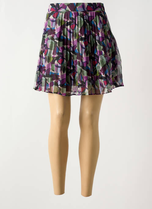 Fustă scurtă violet SYMBIOSE femeie