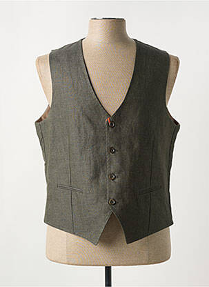Vestă fără mâneci verde MAISON WOOLIES bărbat