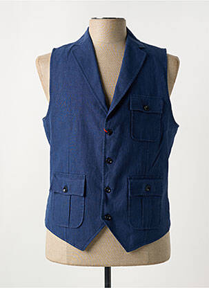 Vestă fără mâneci albastru MAISON WOOLIES bărbat