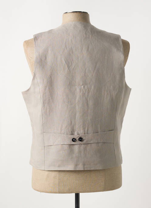 Vestă fără mâneci bej MAISON WOOLIES bărbat
