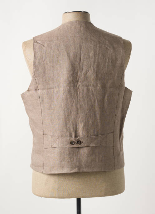 Vestă fără mâneci maro MAISON WOOLIES bărbat