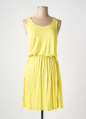 Rochie midi galben VILA femeie