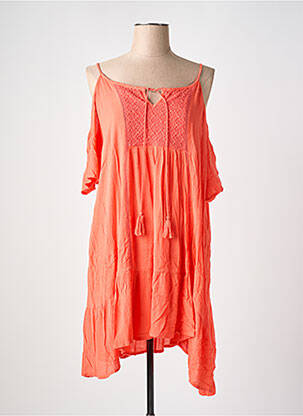 Rochie midi roz VILA femeie