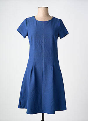 Rochie midi mâneci scurte mâneci scurte albastru STREET ONE femeie