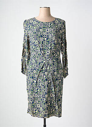 Rochie midi mâneci 3/4 mâneci 3/4 gri NICE THINGS femeie