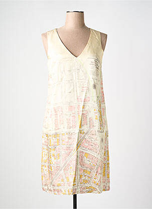 Rochie midi bej NICE THINGS femeie