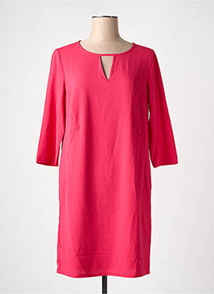Rochie midi mâneci 3/4 mâneci 3/4 roz STREET ONE femeie