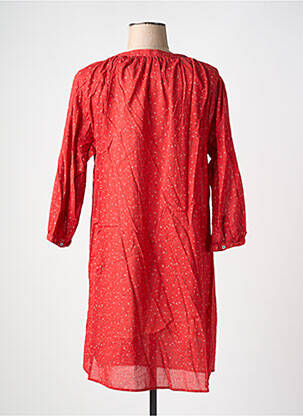 Rochie midi mâneci 3/4 mâneci 3/4 roșu BOHEMIAN CHIQUE femeie