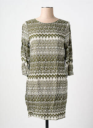 Rochie scurtă mâneci 3/4 mâneci 3/4 verde VILA femeie