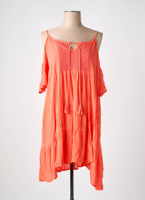 Rochie midi roz VILA femeie