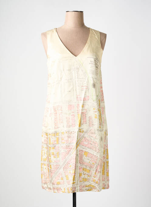 Rochie midi bej NICE THINGS femeie