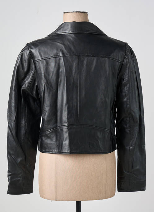 Geacă din piele negru VILA femeie