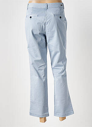 Pantalon 7/8 talie cu cleme mărime normală albastru CKS femeie