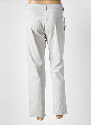 Pantalon 7/8 talie cu cleme mărime normală gri REIKO femeie