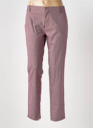 Pantalon 7/8 talie cu cleme mărime normală roșu REIKO femme